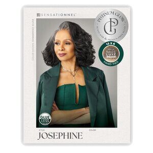 Bare Lace Platinum Glow Glueless Human Hair Blend 13x6 Hand-Made Lace Front Wig